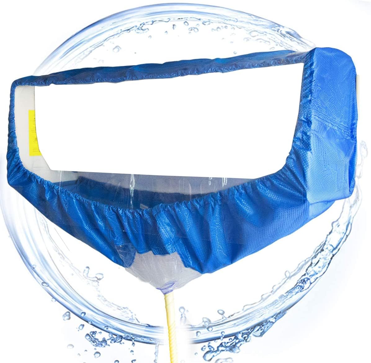 Support Plate Type Air Conditioner Cleaning Cover for Wall Mounting, Reusable, Air Conditioner Cleaning Sheet, Commercial Use, Transparent Waterproof Curtain, 110.2 inches (280 cm) Drainage