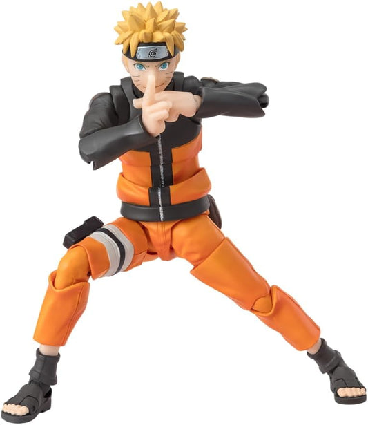 S.H. Figuarts Naruto Uzumaki Naruto Naruto Edition, Approx. 5.7 inches (145 mm), PVC & ABS Pre-painted Action Figure