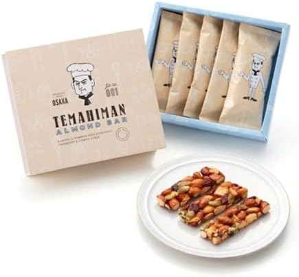【MARUSIGE Official】 TEMAHIMAN Almond Bar 5 pieces Nut Bar Almond