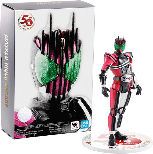 S.H. Figuarts Kamen Rider Decade 50th Anniversary Version, Approx. 5.7 inches (145 mm), ABS & PVC Pre-painted Action Figure