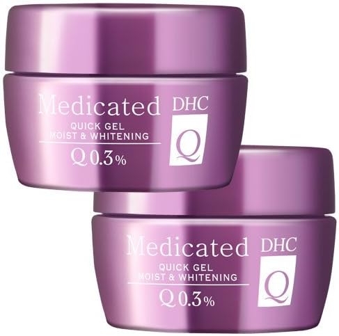 DHC Medicated Q Quick Gel Moist & Whitening Set of 2 200 Grams (x1)