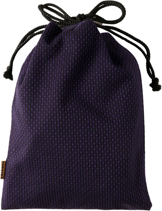Edo-Ten Shingen Bag, Together Bag, 100% Cotton, Sashiko Fabric, Drawstring Bag, Goshuin Bookbag, Inner Pocket, Men's, Women's