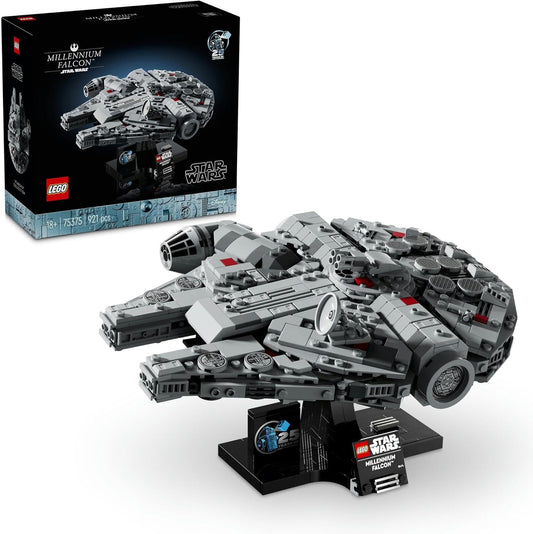 Lego 75375 Star Wars Millennium Falcon Toy Birthday Present Blocks Mother's Day Father's Day Men Women Space
