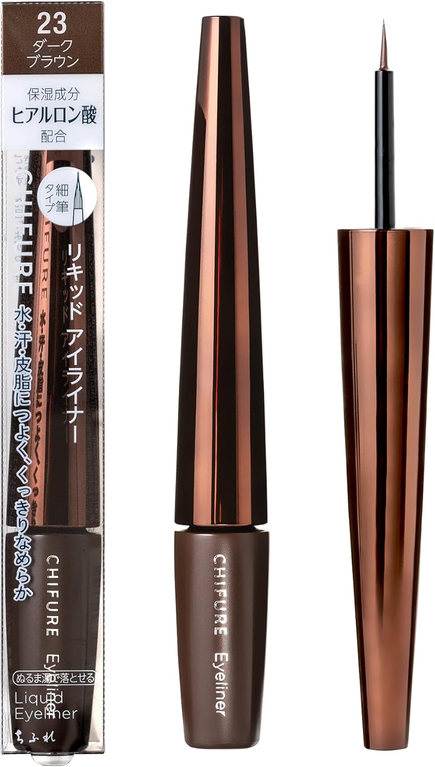 1 x Chifure Liquid Eyeliner Urn Type Dark Brown