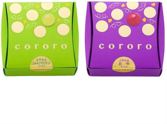 Cororo UHA Mikakuto Gummy, Shine Muscat & Kyoho ★ Includes go-en Original Mini Confectionery