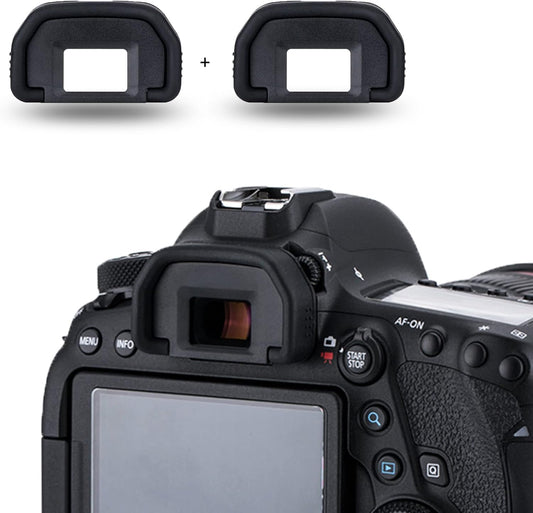 2pcs Eyecup Eyepiece Compatible with Canon EOS 90D 80D 70D 60D 77D 6D Mark II 5D Mark II 50D 40D 30D 20D Camera Compatible with Canon EB Eyepiece