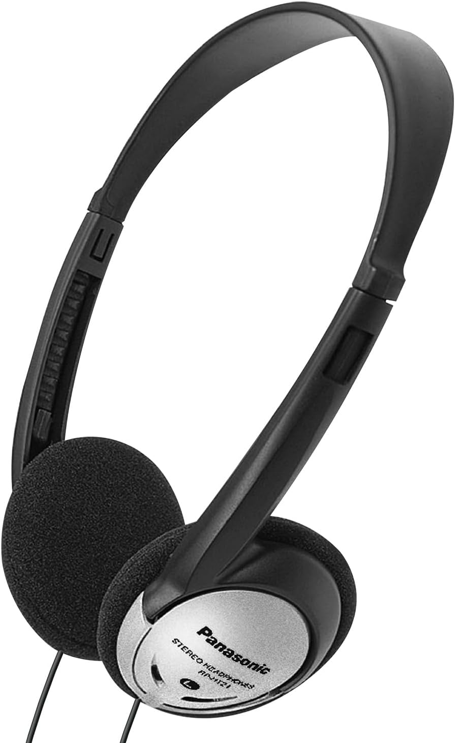 Panasonic (RP-HT21) 10-Pack Lightweight Headphones with XBS Headphones (Earbuds)