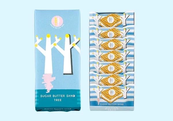 Sugar Butter Tree Sugar Butter Sandwich 7-pack with Gift Card Officially Wrapped Gift Snack