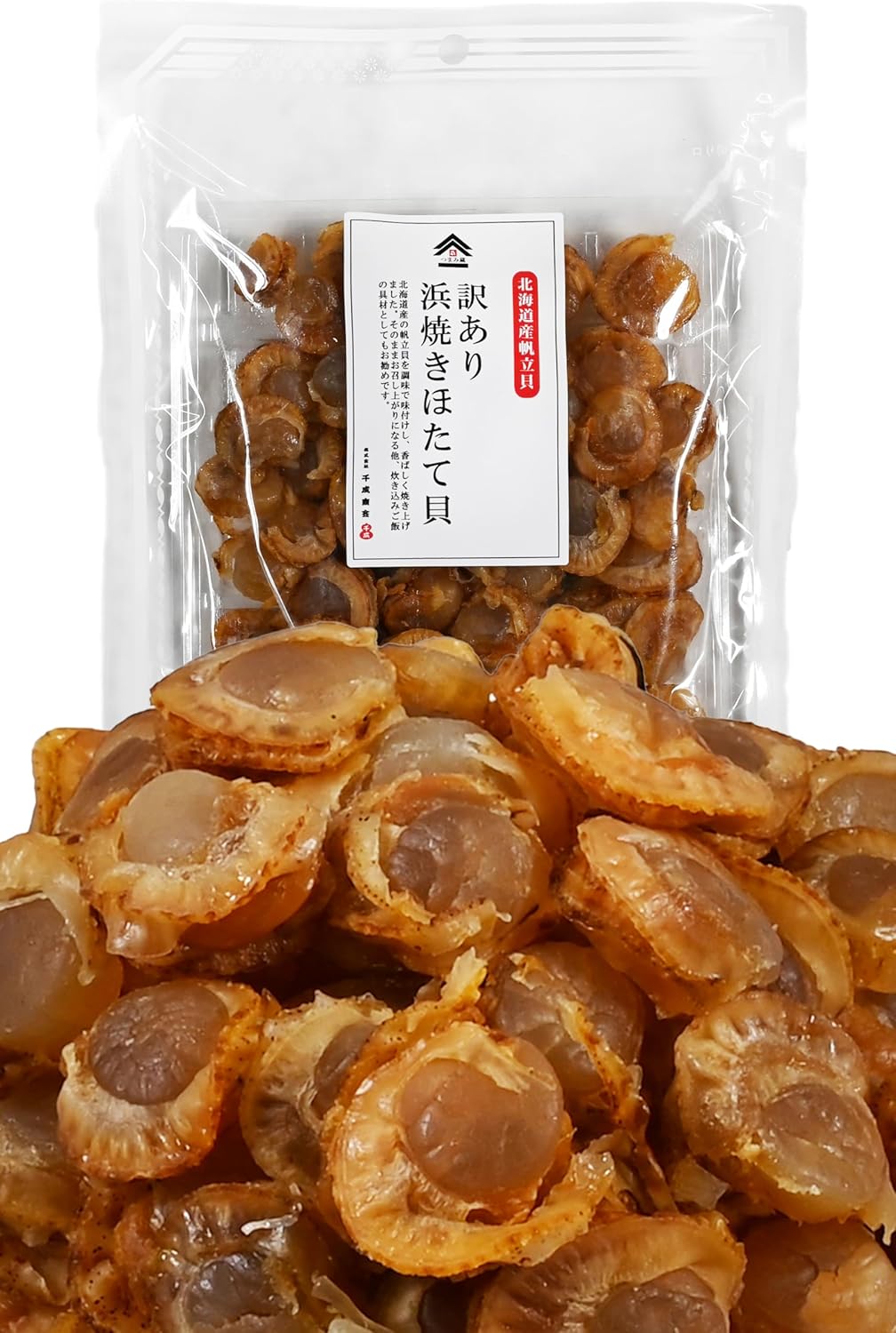 Domestically Produced, Beach-Fired Scallop Shellfish (with the umami and savory soy sauce flavor of scallops) Scallop Adductor Muscle Delicacy, Alcoholic Snack, Dried Fish by Chikatsu Shokai | Hamayaki Umaami Soy Sauce, Dried Food