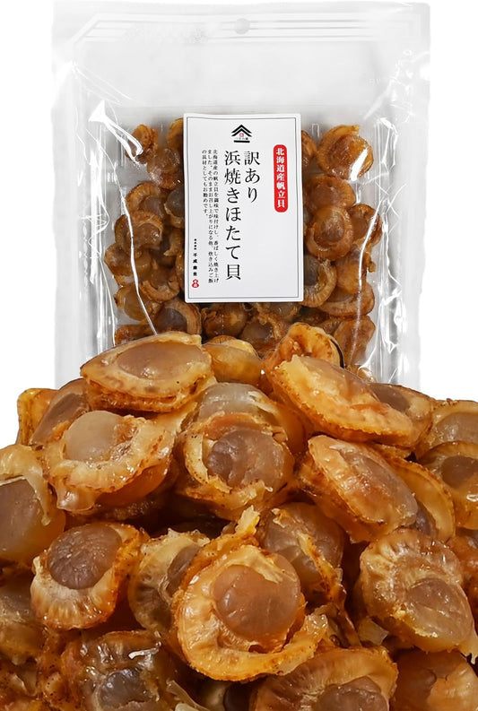 Domestically Produced, Beach-Fired Scallop Shellfish (with the umami and savory soy sauce flavor of scallops) Scallop Adductor Muscle Delicacy, Alcoholic Snack, Dried Fish by Chikatsu Shokai | Hamayaki Umaami Soy Sauce, Dried Food