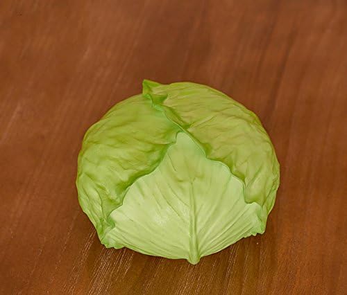 Lifelike Real Vegetable Model Food Model for Food Sample, Interior Display and More Cabbage 1 Piece