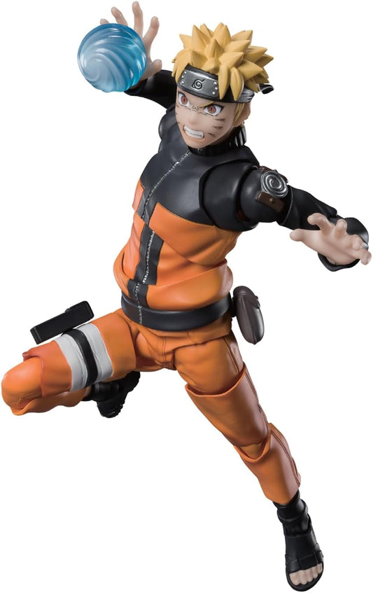 S.H. Figuarts Naruto Shippuden Uzumaki Naruto - Ninetai no Hajiki with Hope - Approx. 5.7 inches (145 mm), PVC & ABS Painted Action Figure