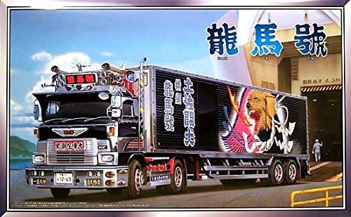 青島文化教材社 1/32 大型デコトラ No.78 椎名急送 龍馬号 パネルトレーラー