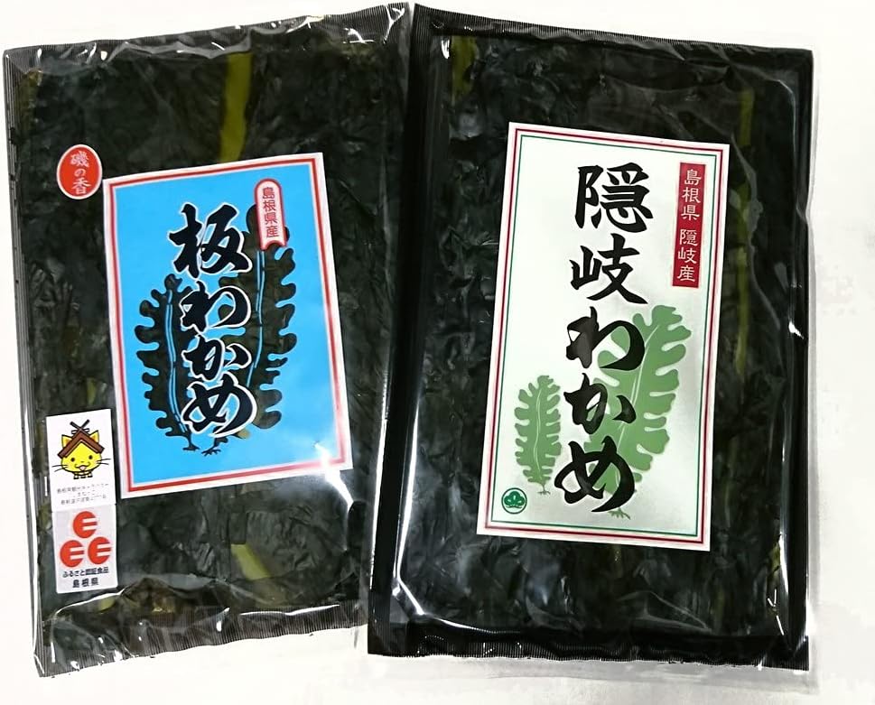 Shimane Prefecture Furusato Certified Food Plate Wakame and Kakui Wakame Trial Set