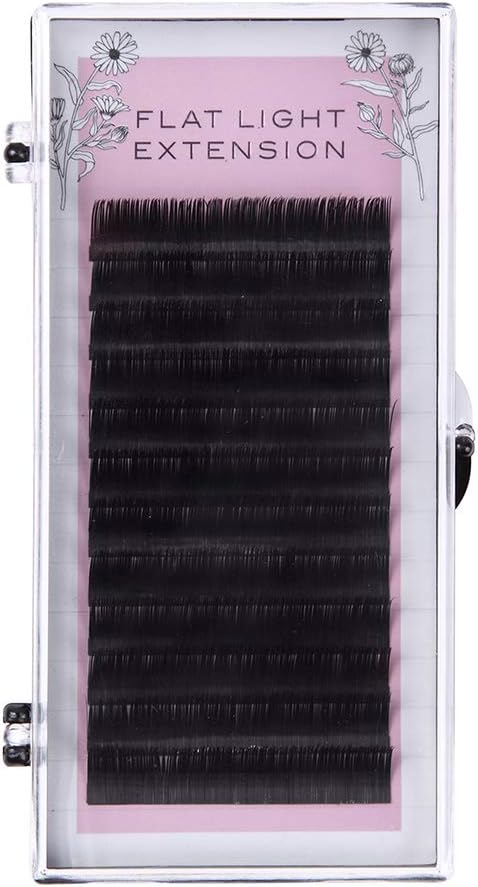 THREE JUICY Flat Lush Eyelash Extensions, J Curl, Thickness 0.15mm (13mm)