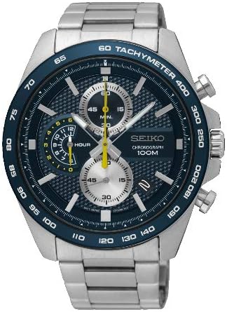 Seiko SSB259P1 Wristwatch, Seiko Overseas Model Chronograph, Bracelet Type