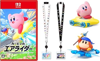カービィのエアライダー -Switch2 ＋amiibo カービィ&ワープスター ＋amiibo バンダナワドルディ&ウィングスター（カービィのエアライダーシリーズ） & 【Amazon.co.jp限定】特典オリジナルネックストラップ(IDカードホルダー付き)