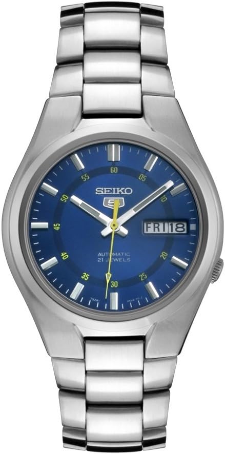 Seiko SNK615K1 Men's Wristwatch, Seiko 5, Automatic Back, Skeleton Watch, Overseas Model, Bracelet Type