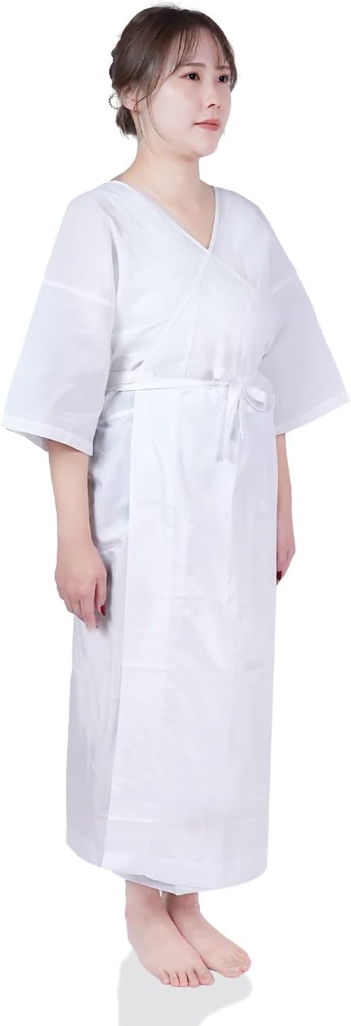 Amemari, Underwear, Slip, Underwear, Kimono Slip, Washable, Deep Opening, Sweat Absorbent, One-Piece Kimono, Formal Clothing, For All Kimonos, Inner, Yukata Inner, Front Opening, Sleeves, Available