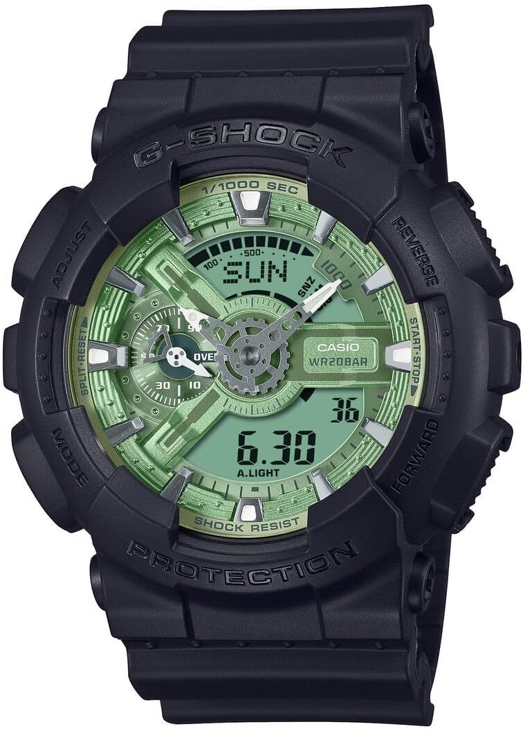 G-Shock GA-110CD-1A3JF Metallic Color Dial Series, green