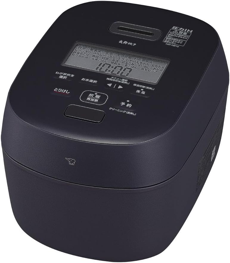 Zojirushi (象印マホービン) Rice Cooker 5.5 Cups Flame Dance Cook Slate Black NW-NA10-BZ