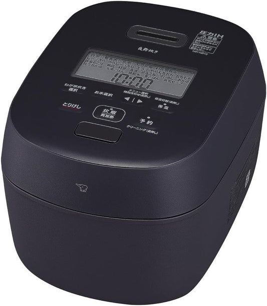 Zojirushi (象印マホービン) Rice Cooker 5.5 Cups Flame Dance Cook Slate Black NW-NA10-BZ