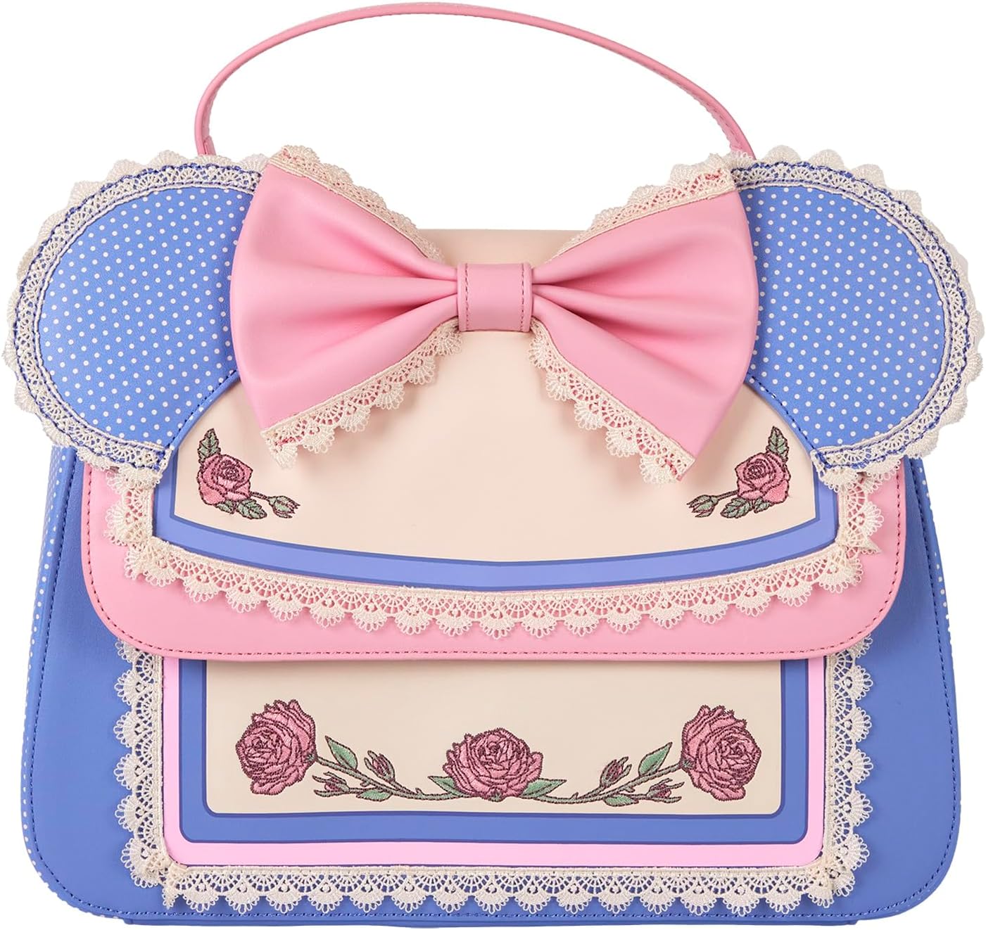 Loungefly Disney Minnie Floral Lace Ears Shoulder Bag