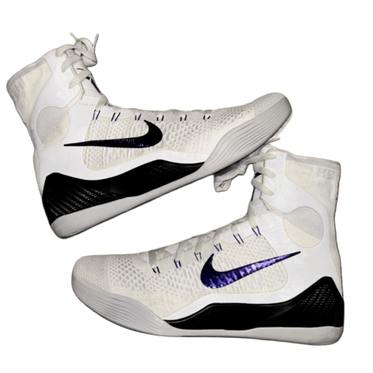 NIKE KOBE 9 ELITE HIGH PLAYER EXCLUSIVE WHITE PURPLE
