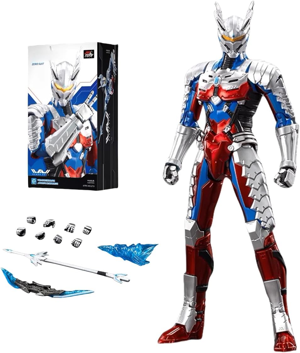 HiPlay 1/10 Mobile Ultraman Zero UA-A08 Action Figure, Painted Finished Product