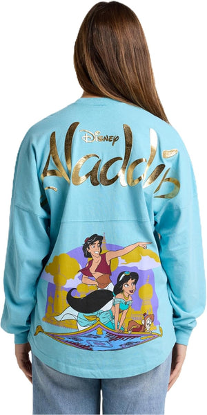 Spirit Jersey Disney Princess Collection, Talla Oversized, Unisex, Camisa Pullover de Manga Larga, Algodón 100% Grueso Preencogido