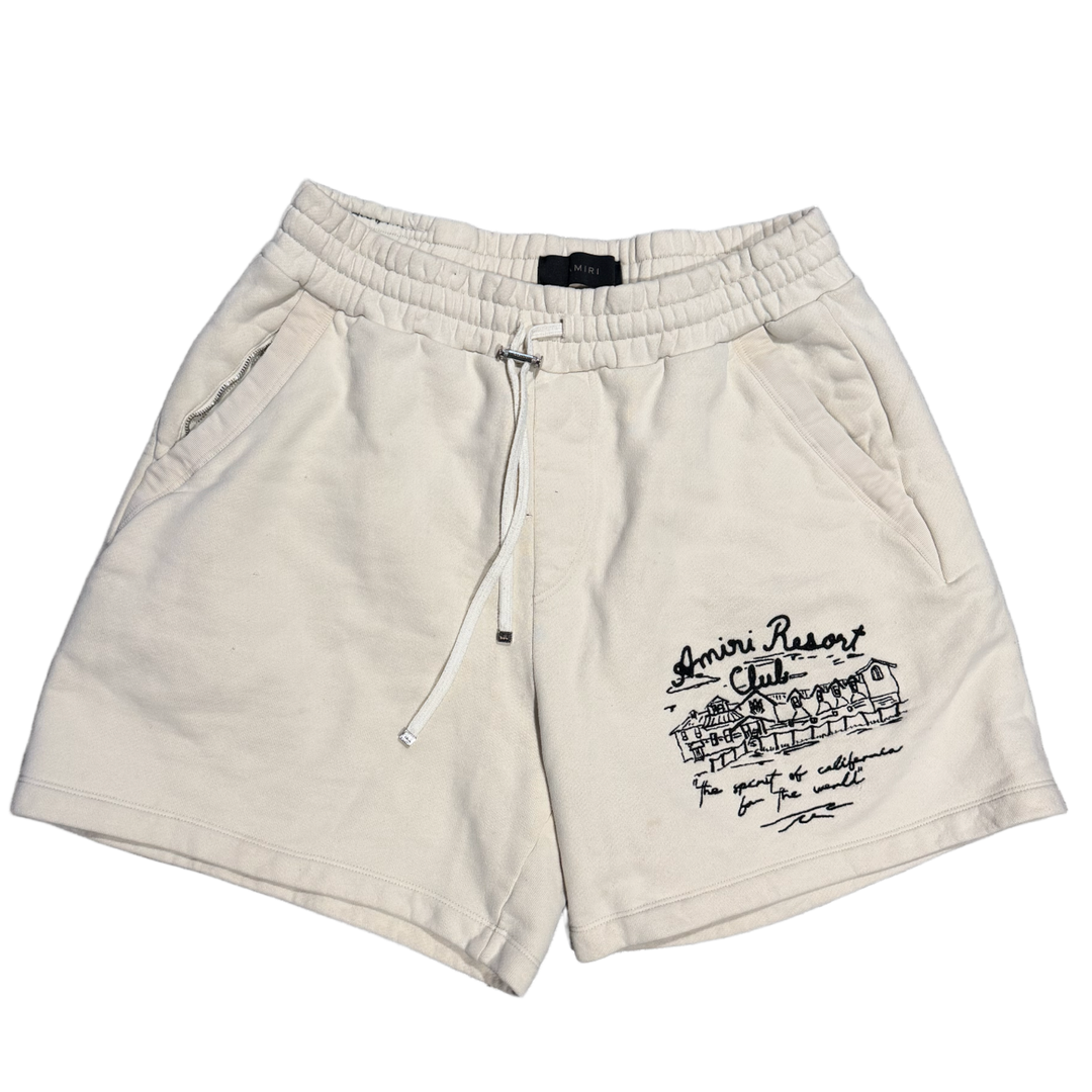 AMIRI 'RESORT CLUB' SWEAT SHORTS