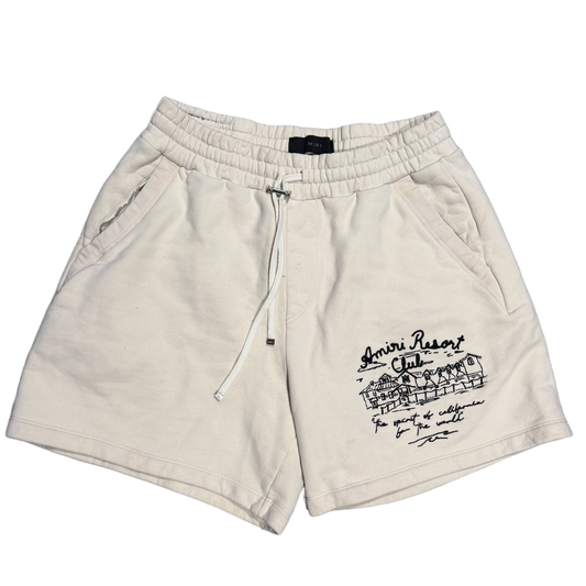 AMIRI 'RESORT CLUB' SWEAT SHORTS
