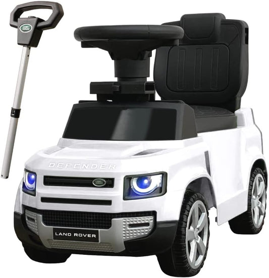 Land Rover Defender 90 Riding Toy, White, 2-Way Land Rover / DEFENDER 90 Ridable Car Defender