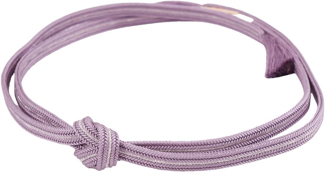 Nagomiya Obijime Loose Crown Set, Made in Japan, Pure Silk, Obi Fastening, Plant Dyeing, Kamogawa Crown, Regular Scale, Traditional Crafts, Kyoto Braid, Loose Shape, Cut Bassel, Women's