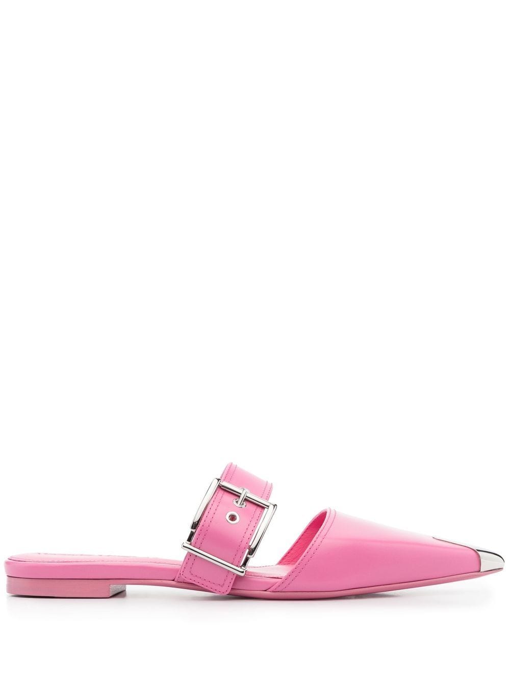 Alexander McQueen アレクサンダーMCクイーンは革のラバを屈みました - Image 1