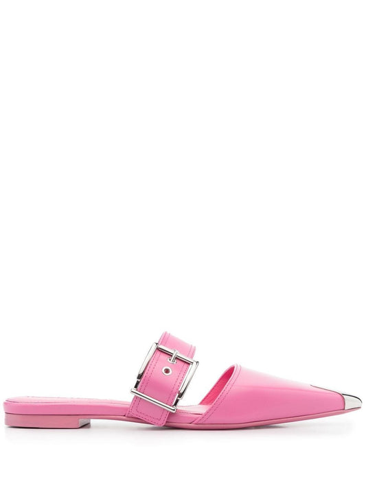 Alexander McQueen アレクサンダーMCクイーンは革のラバを屈みました - Image 1