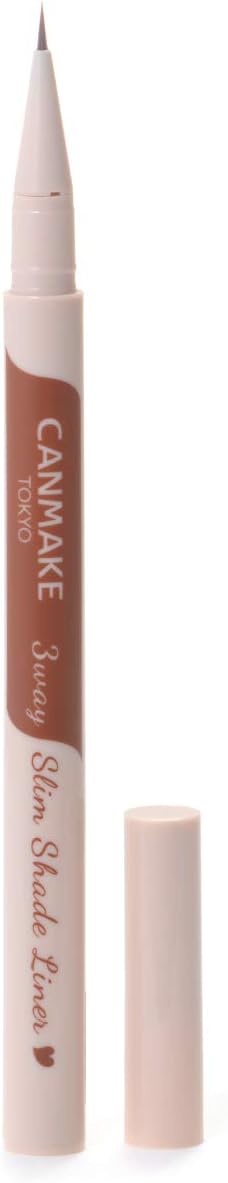Canmake 3-way Slim Shade Liner 01 Eyeliner Natural Blanc 0.72ml (x1)