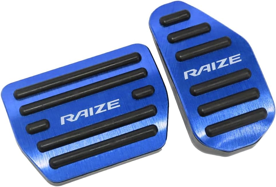 Toyota Rise A200A A210A Dedicated Aluminum Pedal Cover, Easy Installation, Brake, No Drilling Required, Genuine Replacement Design, Axle, Cover Cover, Interior Custom, Anti-slip,