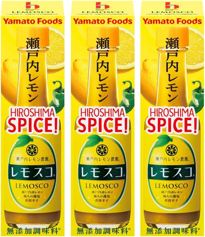 Setouchi Lemon Farm Lemosco 60g x 3-pack Set Domestic Gift Local Souvenir Hiroshima Popular Spicy Seasoning