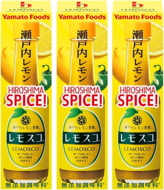 Setouchi Lemon Farm Lemosco 60g x 3-pack Set Domestic Gift Local Souvenir Hiroshima Popular Spicy Seasoning