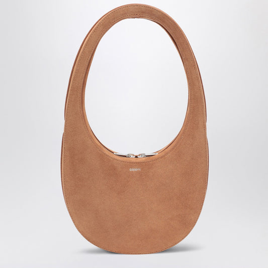 Coperni コペルニブラウンスエードレザースワイプバッグ - Image 1