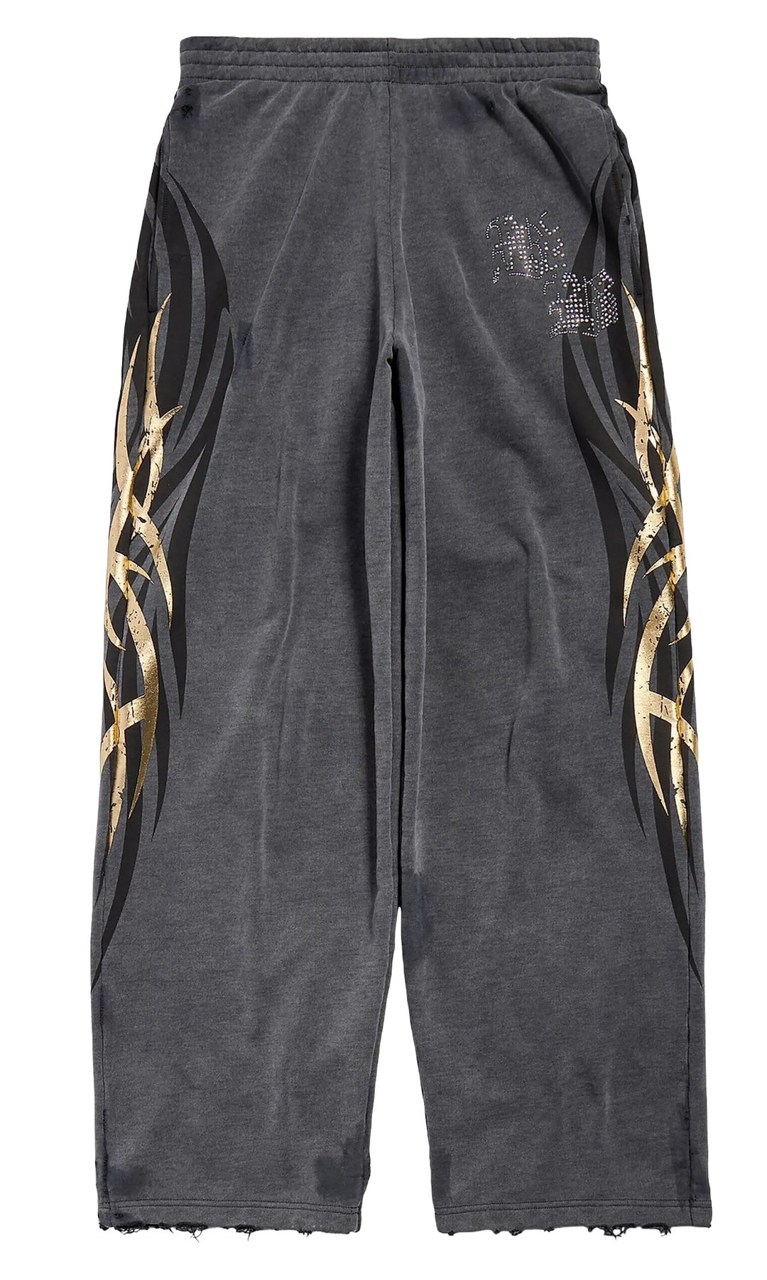 BALENCIAGA 'METALLIC' TATTOO SWEATPANTS