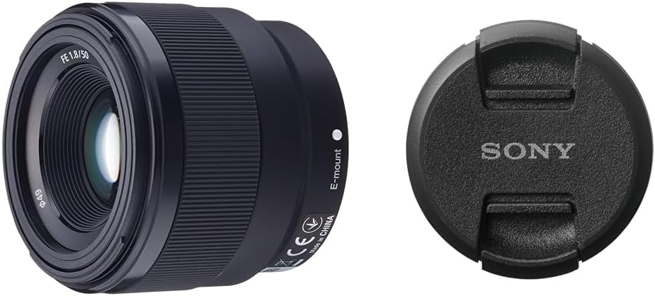 Sony ALC-F49S Standard Monofocal Lens Full Size FE 50mm F1.8 Digital SLR Camera α [E-Mount] Genuine Lens SEL50F18F + Sony Lens Front Cap