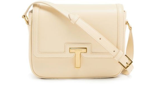 TOM FORD シャイニー スムースカーフレザー スモール ショルダーバッグ - Image 1