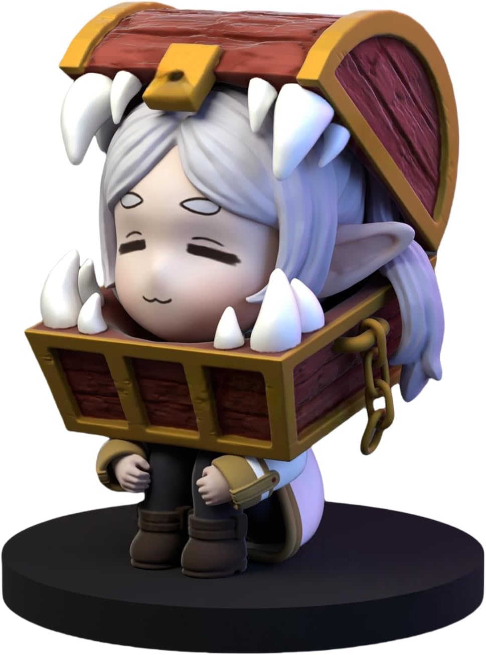 CHIASA Nendoroid Funeral Freelen Model, PVC & ABS, 3.7 inches (94 mm), Painted Goods, For Fans, Collection, Birthday Gift, Removable Figure