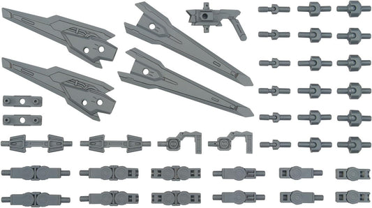 Bandai Spirits Optional Parts Set, Gunpla 17 (Binder Gun), Color-Coded Plastic Model