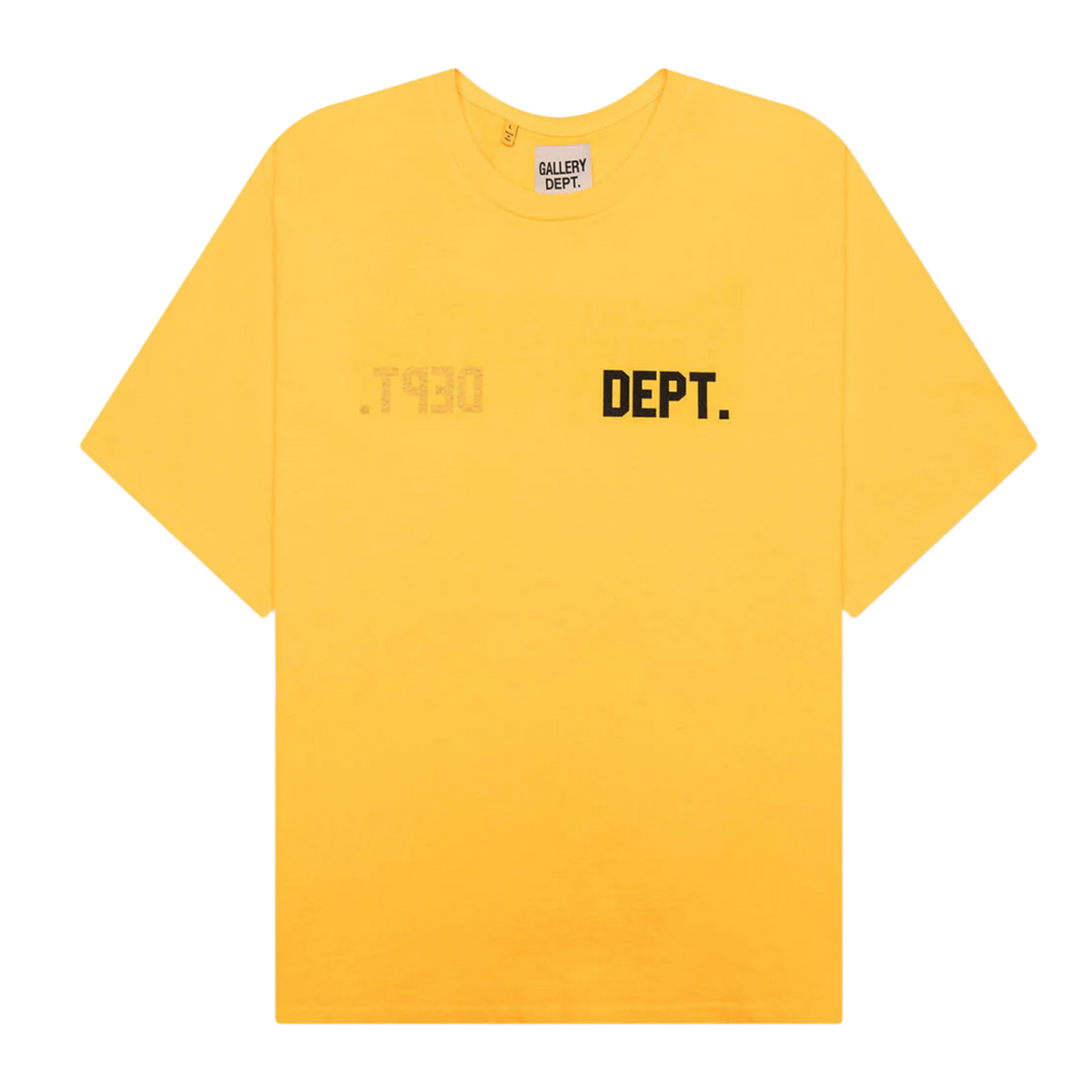 GALLERY DEPT 'YELLOW' LOGO REVERSIBLE TEE