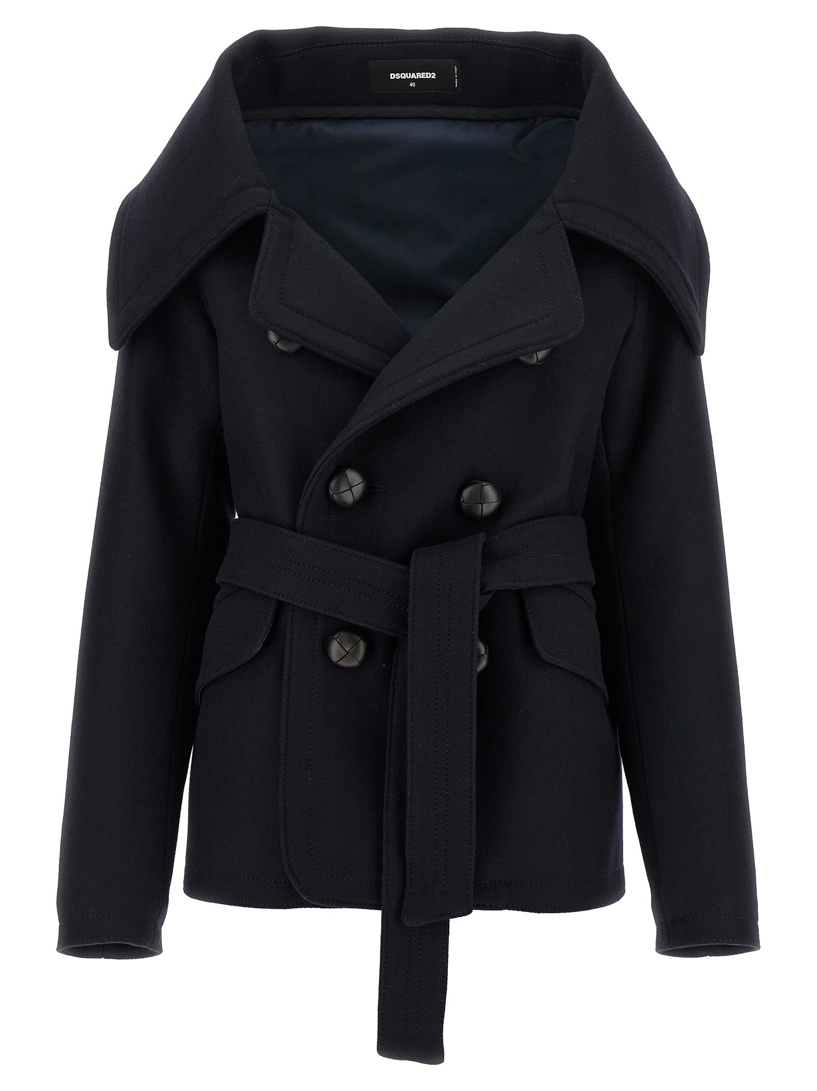 Dsquared2「ピーコートローブ」コート - Image 1
