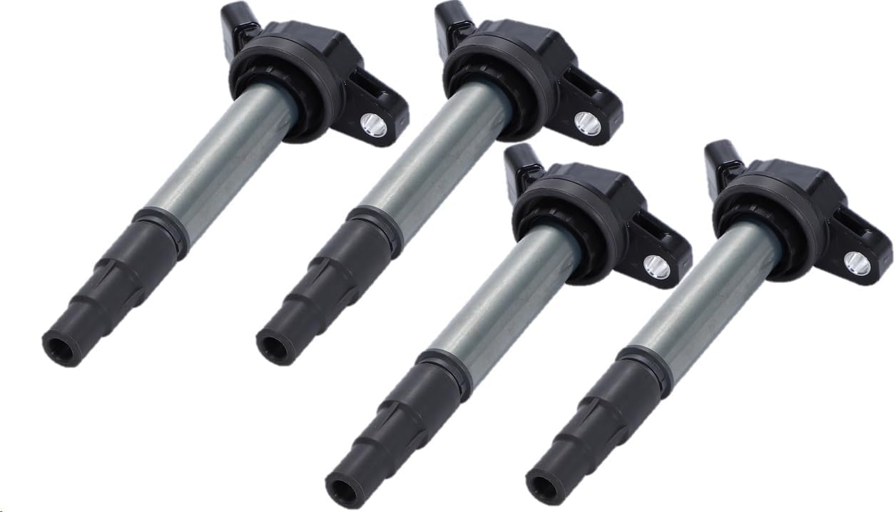 Ignition Coil Ignition Set of 4 for Toyota Noah Voxy ZRR70 Prius ZVW30 Wish Genuine Part Number 90919-02252 90919-02258 Bec5-4 Outside Product