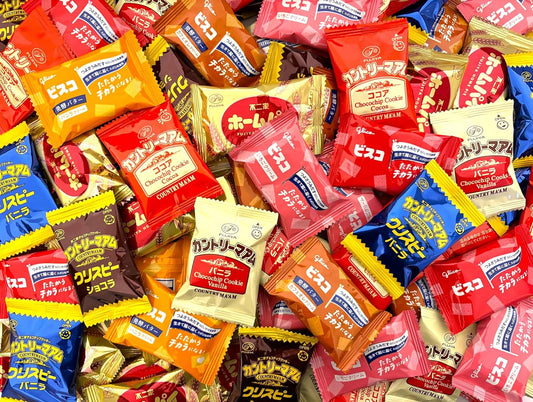 Country Maam Bisco, Home Pie Commercial Use, 9 Types, 138 Sheets (87 Bags) Cookies, Assorted, Large Capacity, Individually Wrapped for Parties, Events, Gifts, Distribution (4 Country Mum, 4 Bisco, Home Pie)